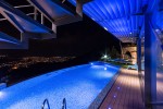 Oceania Villa in Cyprus featuring a Private Swimming Pool for Nighttime Enjoyment