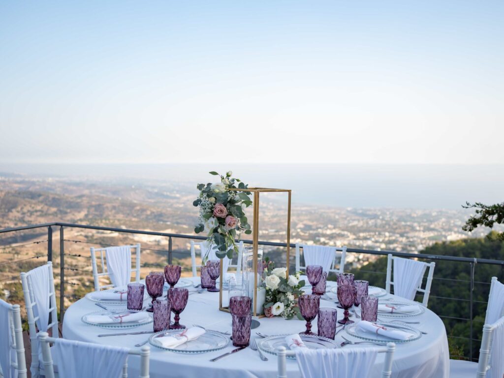Cyprus Weddings -Packages for Dinner Reception