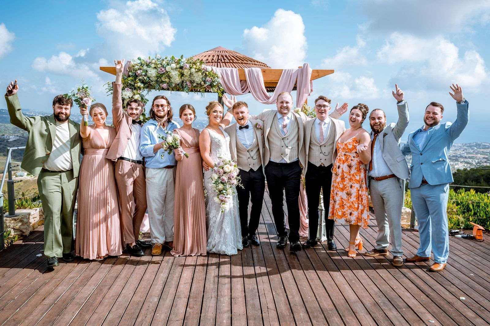 Wedding guests - photography guest lists in Cyprus Wedding Venu