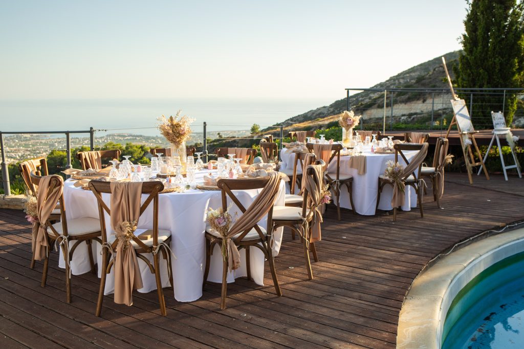 Panorama Boho Dinner Reception